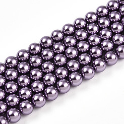 Выпечка из окрашенного перламутрового стекла жемчужные бусинки HY-N002-5mm-A14