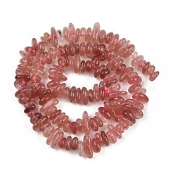 Природного кварца клубники нитей бисера G-C250-01