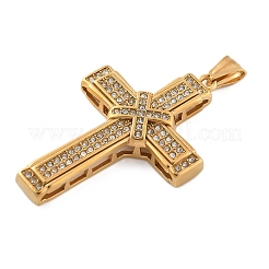 Подвески из нержавеющей стали 304 со стразами&nbsp;STAS-G346-51G