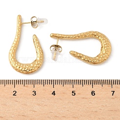 Серьги-гвоздики из нержавеющей стали 304 для женщин&nbsp;EJEW-K302-08G