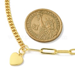 Латунные подвески-ожерелья с цепочками-панцирками и скрепками&nbsp;NJEW-JN04608-01