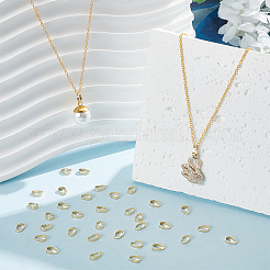 120 шт. латунные защелки на дужках KK-BC0013-68G