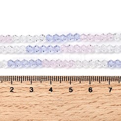 Прозрачный градиент цвета стеклянные бусины пряди&nbsp;GLAA-F131-01A-02