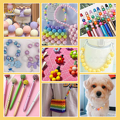 1 набор акриловых бусин&nbsp;FIND-PH0007-04A