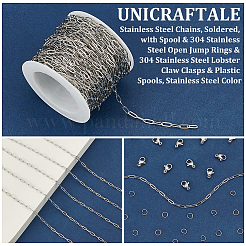 Цепи из хирургической нержавеющей стали 316L DIY-UN0006-35B