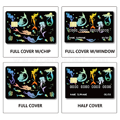 ПВХ пластиковые водонепроницаемые наклейки для карт DIY-WH0432-067