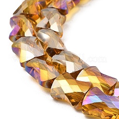 Ab цветные прозрачные стеклянные бусины пряди&nbsp;EGLA-P051-06A-A13