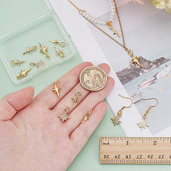 16шт 4 стиля латунные подвески&nbsp;KK-AR0004-64