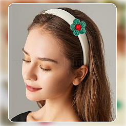 30 шт. 2-х цветные аксессуары для украшений из гребенного хлопка&nbsp;AJEW-CP0009-40