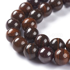 Натуральные австралийские бусины из валунного опала&nbsp;G-A025-A01-8mm