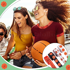 4 рулон 4-цветной репсовой ленты с принтом в виде спортивного мяча OCOR-PH0004-07B