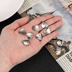 Подвески в форме сердца из нержавеющей стали марки 304&nbsp;X-STAS-M004-02