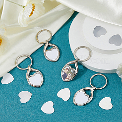 Заготовки для сублимационного брелока из железа с цинковым сплавом&nbsp;KEYC-FH0001-52