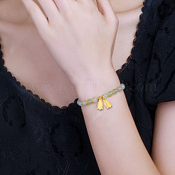 60 шт. 3-х цветные подвески-цветы из сплава AJEW-DC0001-05