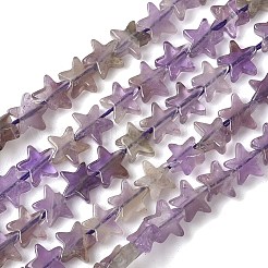 Природный аметист нитей бисера&nbsp;G-F817-A15-01