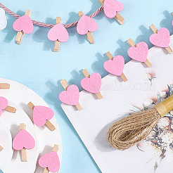 50 шт. деревянные зажимы-гвоздики&nbsp;DIY-CP0012-84B