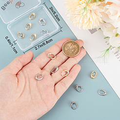 10 шт. 2-х цветные латунные кольца для пружинных затворов KK-BBC0015-58