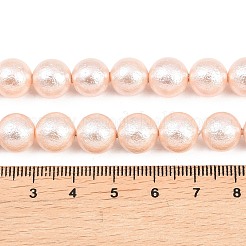 Морщины текстурированные оболочки жемчужные бусины пряди&nbsp;BSHE-E016-10mm-09