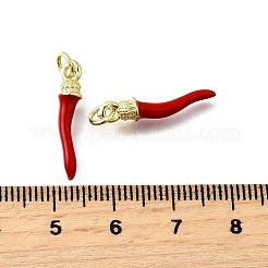 Латунь эмаль подвески&nbsp;KK-Q066-22G