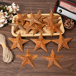 Звездная ржавчина железо большие подвески&nbsp;IFIN-GF0001-09C