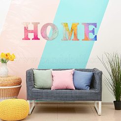 Письмо незаконченные деревянные вырезы DIY-ZX040-01H