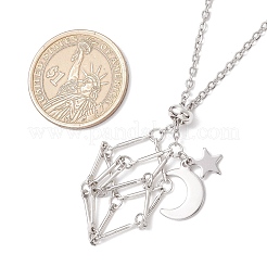 Пустой мешочек из нержавеющей стали 304&nbsp;NJEW-JN05277-01