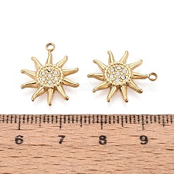 Подвески из нержавеющей стали 304 с микропаве из кубического циркония&nbsp;STAS-N115-54G