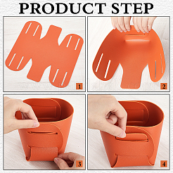 2 шт. Пластина для украшений из искусственной кожи AJEW-CN0002-74A