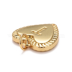 Подвески из латуни с покрытием из настоящего 18-каратного золота KK-E260-01G-T