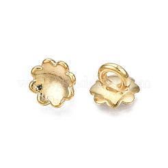 Цветочные акриловые бусины с УФ-покрытием&nbsp;PACR-R239-02