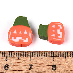 Хэллоуин бусины из полимерной глины ручной работы CLAY-T022-15A