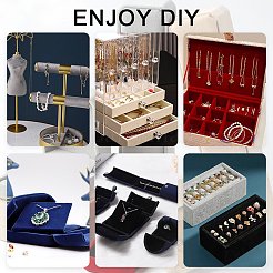 Флокированная ткань из полиэстера для ювелирных изделий DIY-XCP0002-59