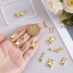 6 стиль латунных застежек для часовых ремешков KK-PH0013-20