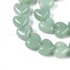 Естественный зеленый авантюрин бисер нитей G-T144-22A-02