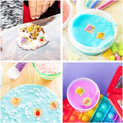 60 шт. 6 стильных непрозрачных кабошона из смолы с декодированием CRES-CJ0001-50