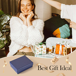 Подарочные коробки для хранения из фактурного картона с ромбами&nbsp;CON-TAC0010-03A-02