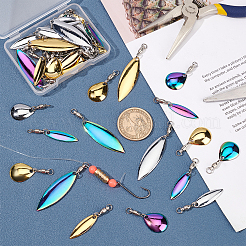 24шт железные рыболовные приманки AJEW-FH0002-36