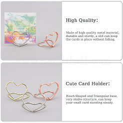 36 шт. двухцветные держатели для карточек из углеродистой стали AJEW-OC0002-29