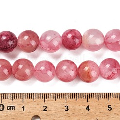 Природного зеленого нефрита нитей бисера&nbsp;G-B128-A06-04