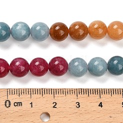 Бусины из натурального белого нефрита G-Z097-A01-8mm-C