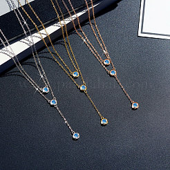 925 стерлингового серебра двухуровневый ожерелья JN702B