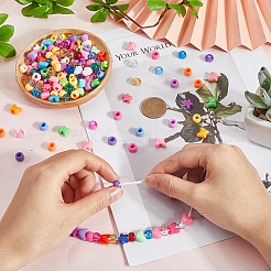 5 стиль пластиковые бусины KY-SC0002-27