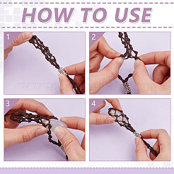 12 шт. 4-х цветные вощеные хлопковые нитки для макраме-мешочки&nbsp;NJEW-PH01573