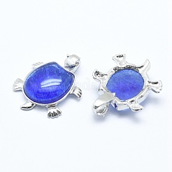 Синий кулон из арбузного каменного стекла&nbsp;G-G759-B15