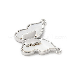 Подвески из латуни с натуральными белыми ракушками&nbsp;KK-S522-19P