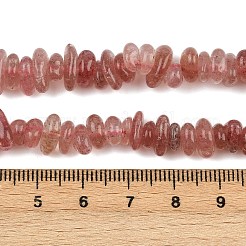 Природного кварца клубники нитей бисера G-C250-01