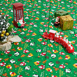 Хлопчатобумажные ткани с рождественской тематикой&nbsp;DIY-WH0622-374A