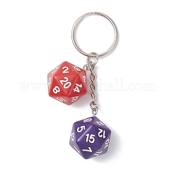 3 шт. непрозрачные акриловые брелки KEYC-JKC01335