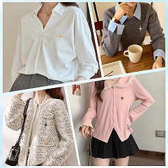 16ocs 4 цвета звездочки литые булавки для килта для одежды&nbsp;JEWB-CY0001-03