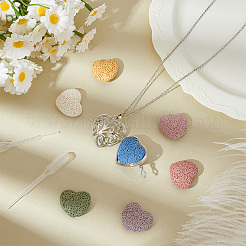 Ожерелья с подвесками из полой клетки из цинкового сплава&nbsp;NJEW-PH0001-44D